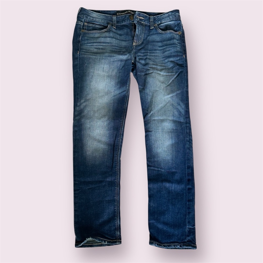 Express Ankle Boyfriend Low Rise Jeans